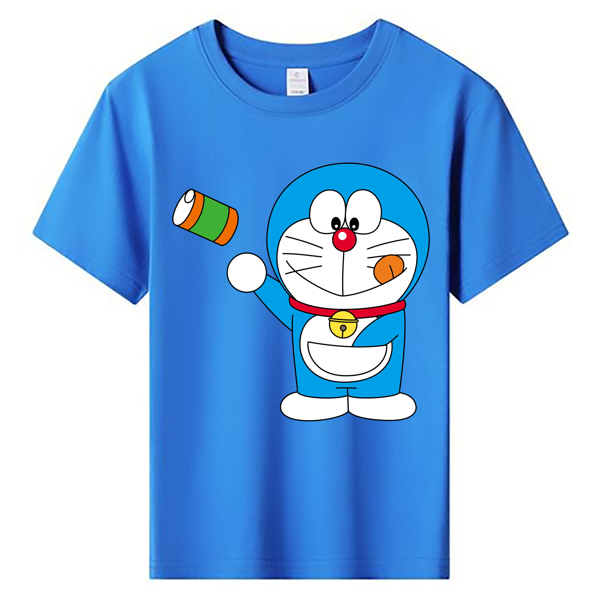 （画像用） ドラえもん Doraemon 綿100％キッズTシャツ（フロントプリント）